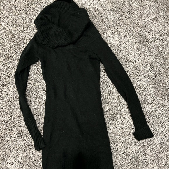 Dresses & Skirts - Womens fitted cowl neck sweater dress